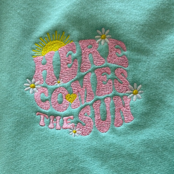 Port and Company Teal Hoodie - Picture 2 of 4